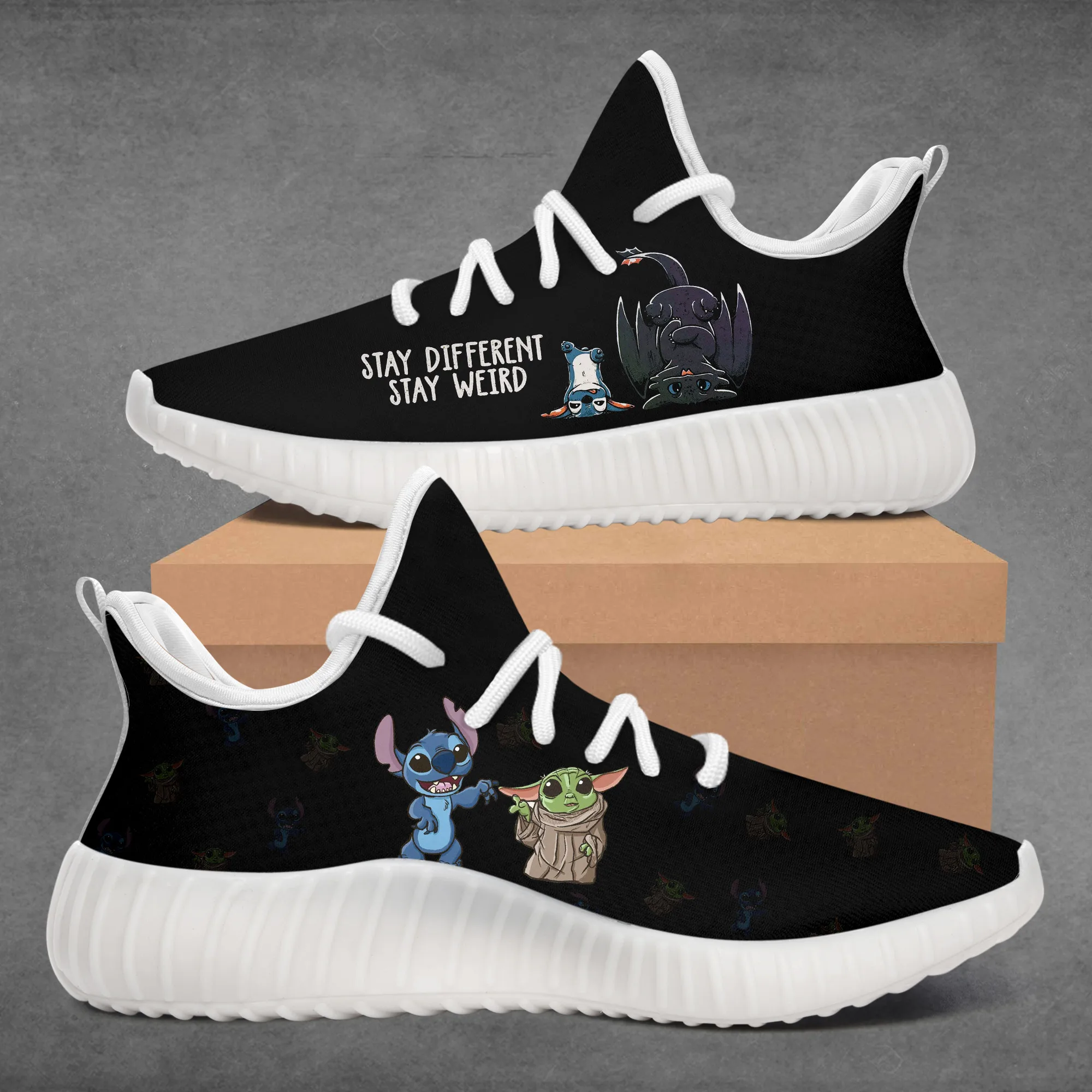 

Custom Stitch Sneaker Shoe Running Casual Fashion Shoes for Girl Women Men Youth Couple