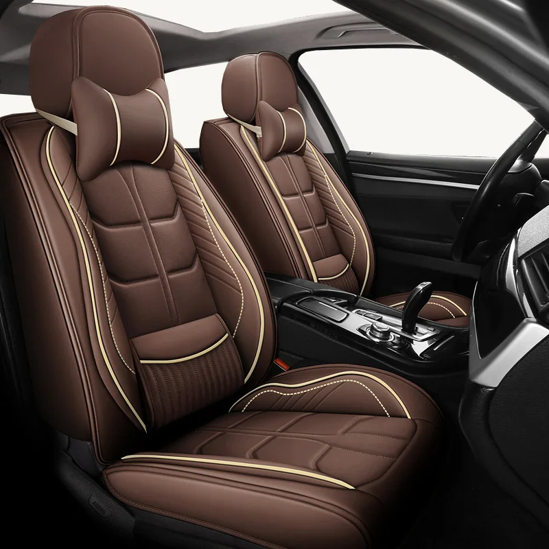 

Leather car seat cover is suitable for lada 2107 2114 granta kalina grant xray nterior Accessories Automobiles Seat Covers car