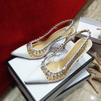 sexy back strap pure bling rhinestone pumps clear pvc patchwork wedding shoes pointy toe thin heels transparent high heels
