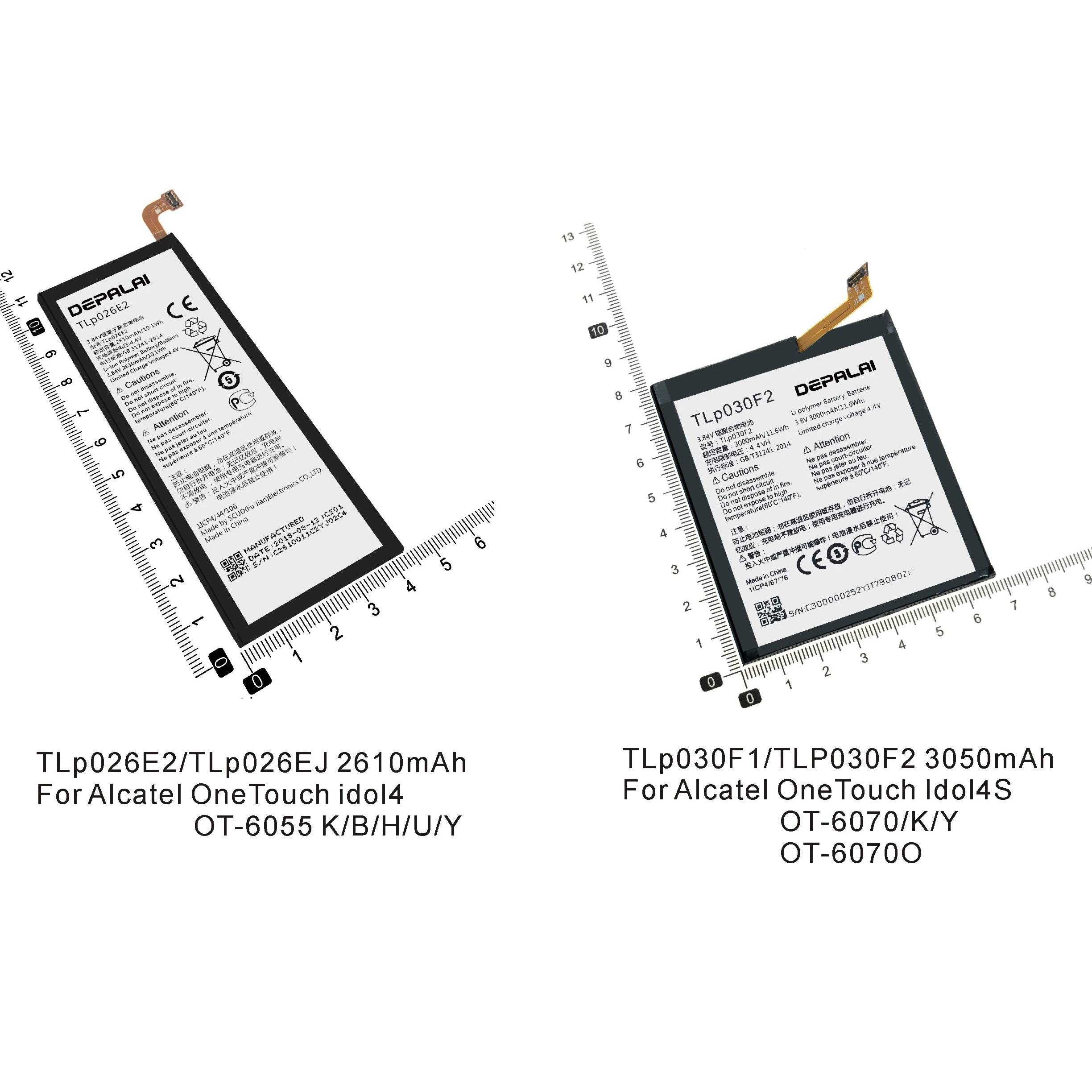 TLp026E2 TLp026EJ TLP030F1 TLP030F2 батарея для Alcatel OneTouch idol 4 6055K OT 6055 6055B/H/U/Y idol4S 6070/K/Y