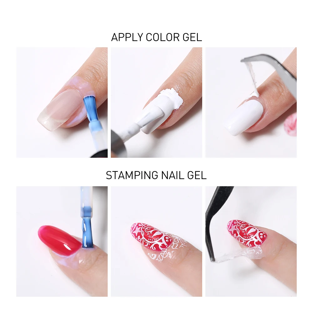 Lacheer Peel Off Nail Art Tape Latex Soak Clean Gel Easy Cuticle Guard Lacquer Tweezers Tools Kits | Красота и здоровье