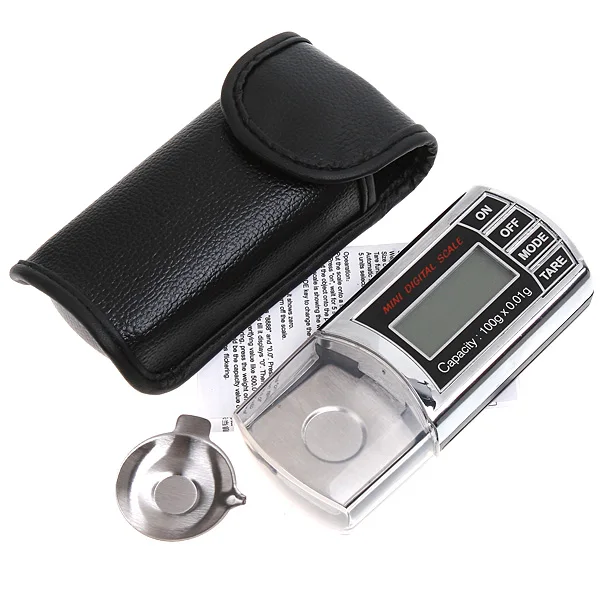 KKmoon 100*0.01g Mini Pocket Digital Scale for Gold Sterling Silver Jewelry Balance Gram Electronic Scales |