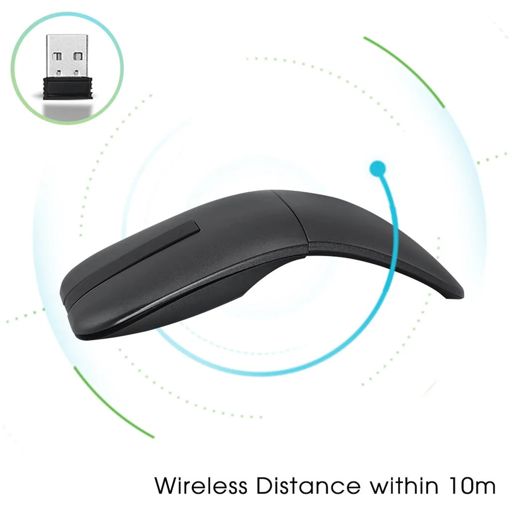 2.4GHz 1600DPI Wireless Optical Mouse w/ USB Receiver for Laptop Computer PC Office Home Mic Silent Mause 2019 | Компьютеры и офис