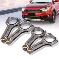 4pcs forged connecting rods for vw passat golf gti 1 8t pin 19mm taper 800hp 144mm for audi a3 a4 a6 s4 tt 1 8 turbo