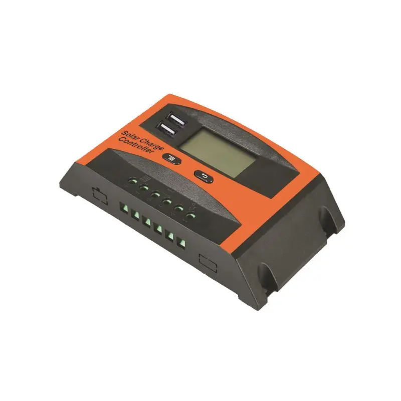 Контроллер солнечной энергии 20A/30A PWM 12 В/24 В ЖК функция двойной USB регулятор заряда