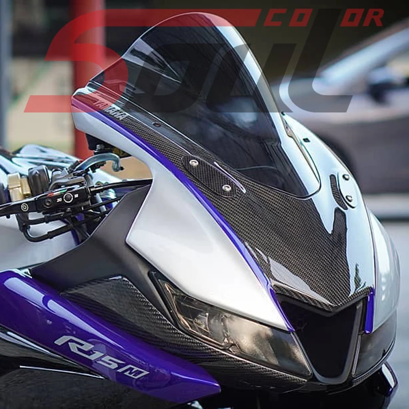 Козырёк для мотоцикла ветровое стекло подходит YAMAHA YZF R125 R15 V3.0 2017 2018 2019 Dual