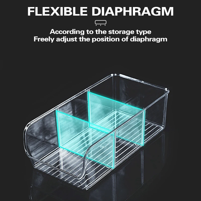 Transparent Organizer Trays Multifunctional Storage Box Durable Container For Kitchen Bedroom Bathroom Hot Drawers | Дом и сад