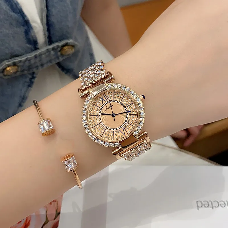 New Diamond Crystal Lady Watches Luxury Brand Women Dress Watch Original Design Quartz Wrist Watches Creative Relogio Feminino