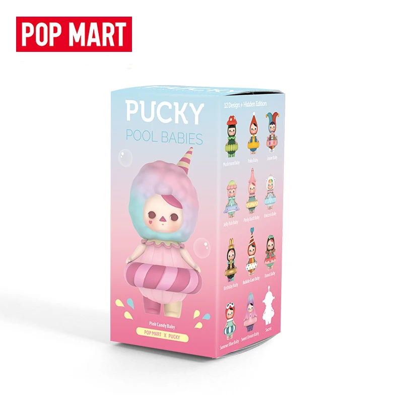 

Original Pop Mart Pucky Bubble Circle Series Blind Box Toys Doll 13 Style Random One Cute Anime Figure Gift