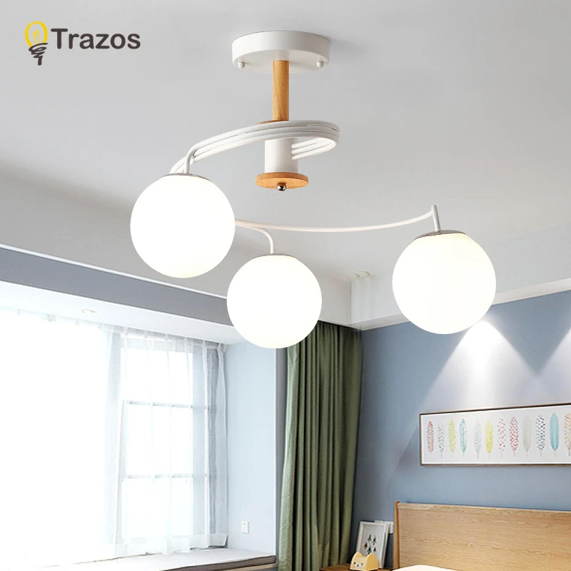 Задний абажур для гостиной спальни белого черного серого цвета|Потолочные лампы|