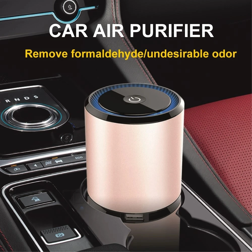 

Mini Car Air Purifier Portable Negative Ion Purifiers USB Air Purifier Anion Air Cleaner Freshener for Car Home Office Use