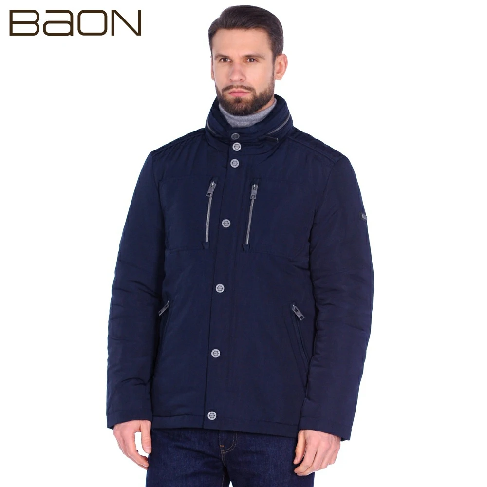 Мужская куртка с потайным капюшоном Baon B530023|Мужские куртки| |