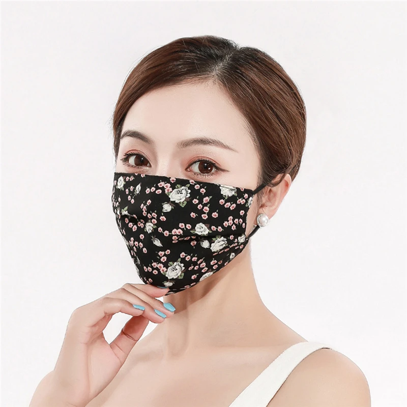 Женская Ретро тонкая Солнцезащитная Цветочная вуаль с цветочным узором марлевые