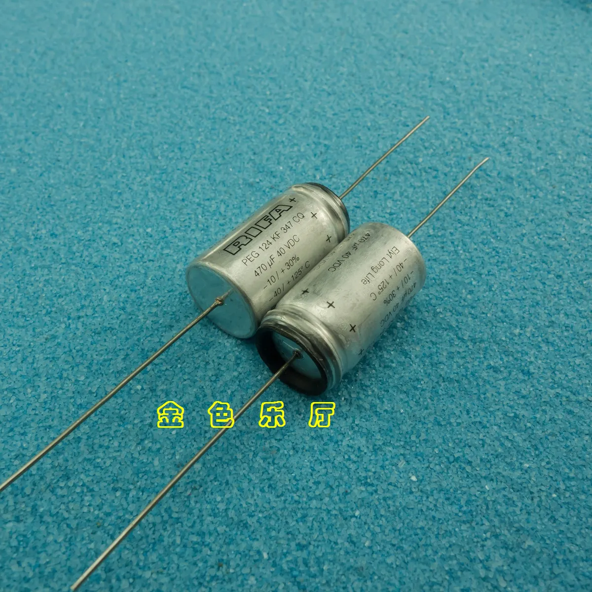 2PCS NEW RIFA PEG124 40V470UF 16x28MM HiFi Audio axial electrolytic capacitor PEG 124 470uF/40V Filter amplifier 40V 470uF | Электроника