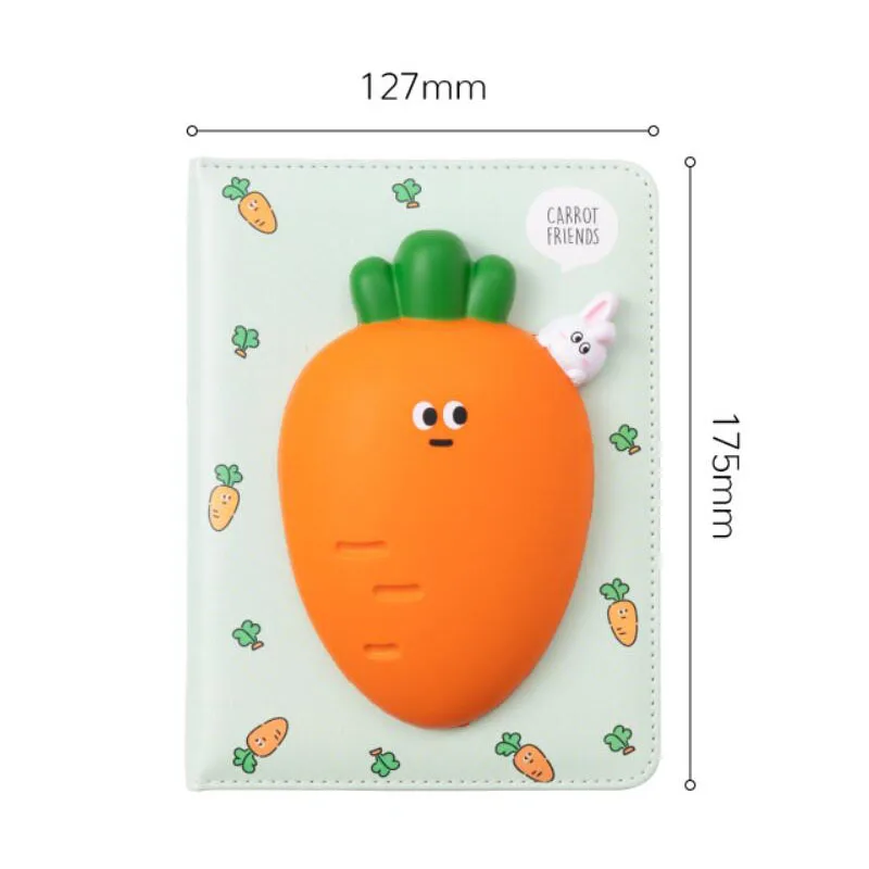 

Kawaii Dinosaur Avocado Rabbit Decompression Notebook Note Book Diary Weekly Planner Journal Notepad Stationery School Supplies