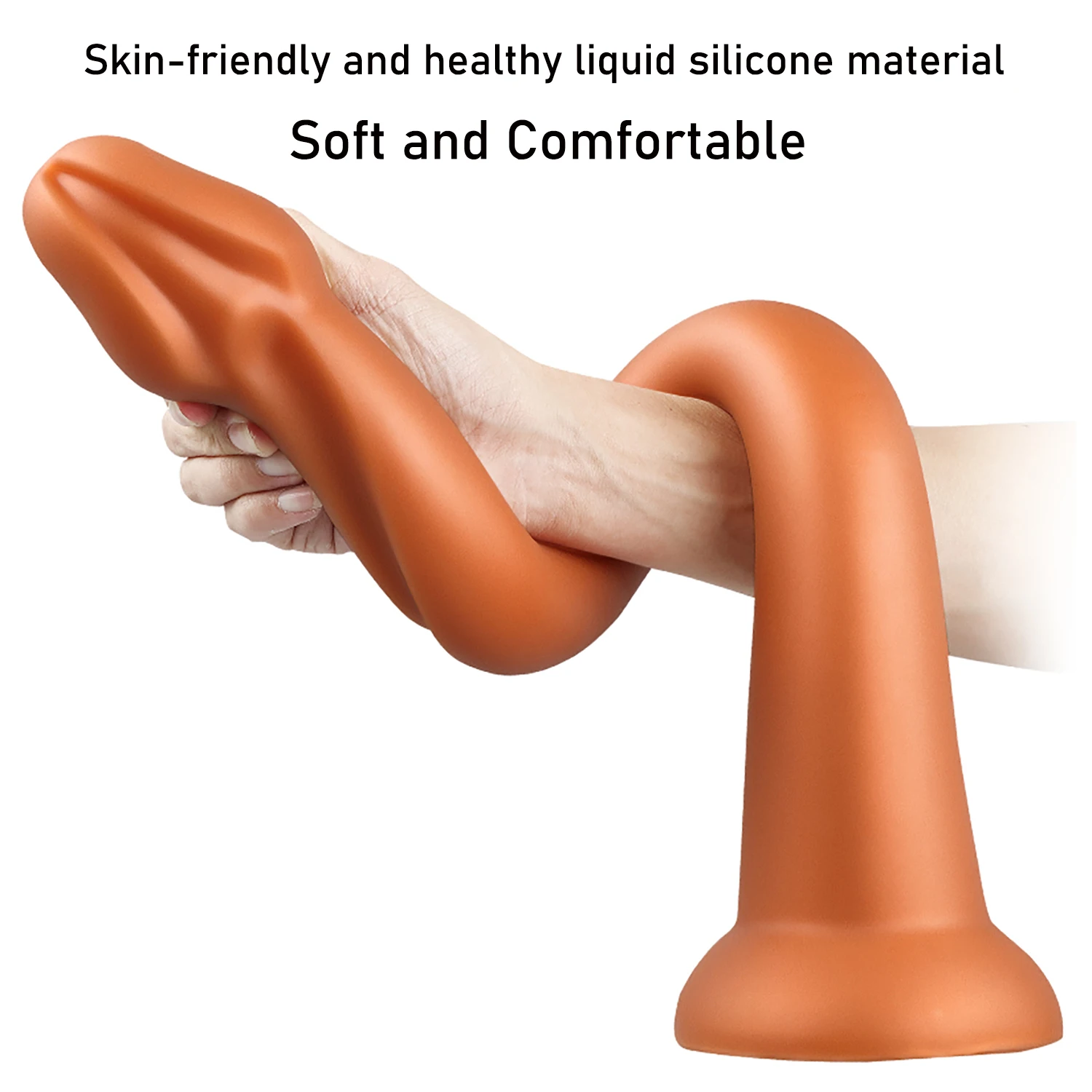 Liquid Silicone Super Long Anal Plug Big Dildos Stimulate Anus and Vagina Soft Dilator Penis Sex Toy Dick Butt Phallus | Красота и