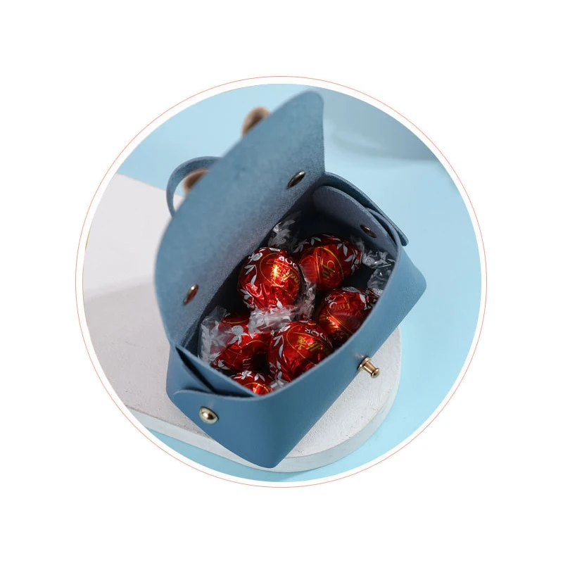 Мини-сумка дизайнерская шоколадная сумка Изысканная из искусственной кожи для