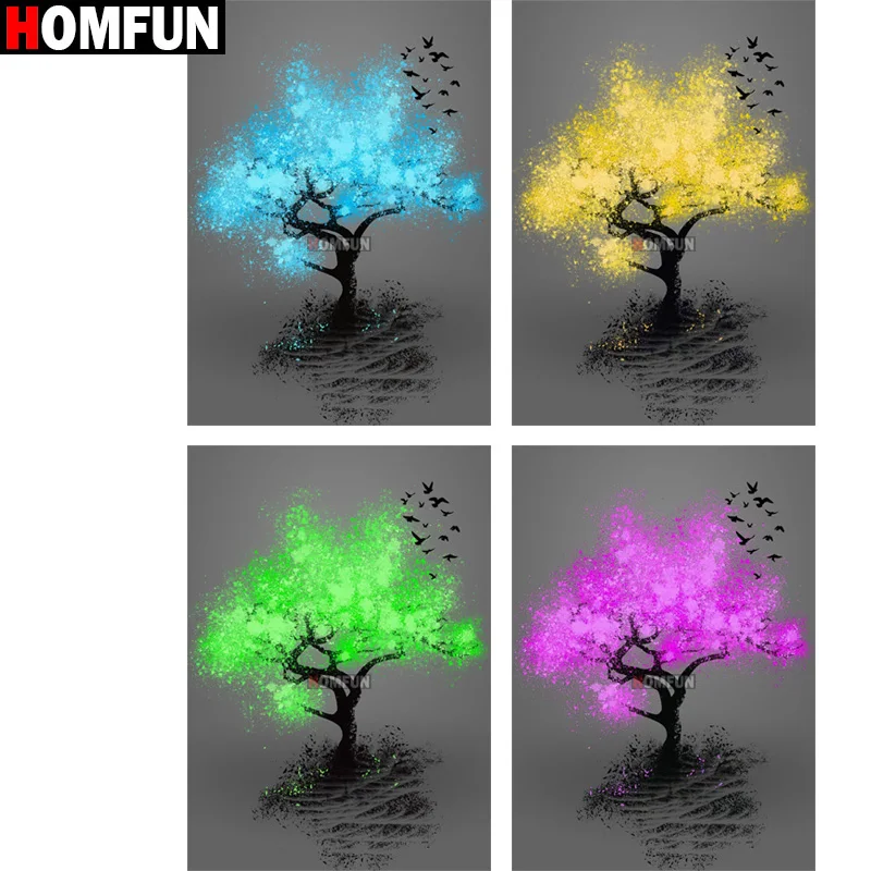 Набор для алмазной вышивки HOMFUN картина с квадратными/круглыми стразами 5D сделай