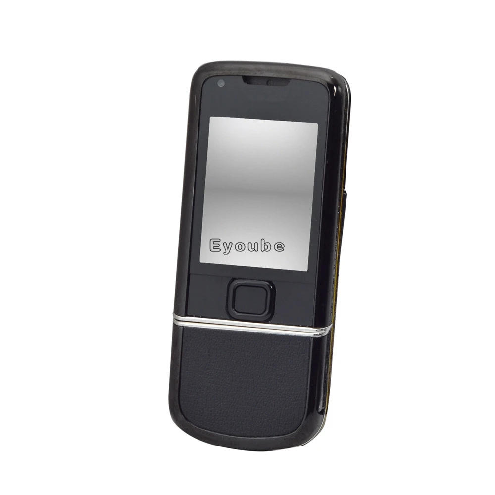 Black Leather Чехол для Nokia 8800 arte для Nokia 8800 Arte Золотой корпус - Цвет: Black Leather