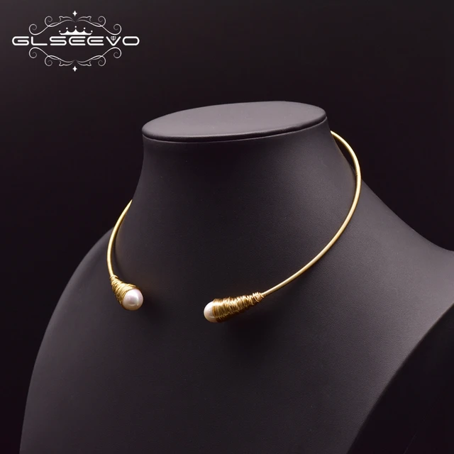 Natural Fresh Water Baroque Pearl Chokers Necklace 3