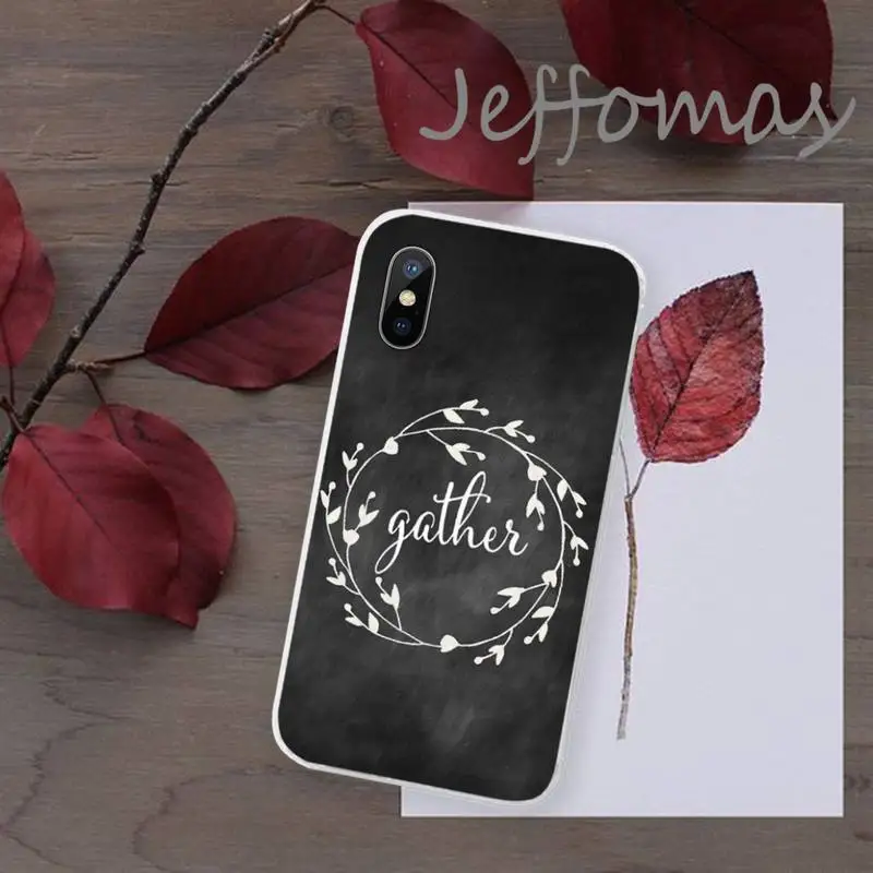 

Merry Christmas Letter Phone Case Transparent for iPhone 11 12 mini pro XS MAX 8 7 6 6S Plus X 5S SE 2020 XR