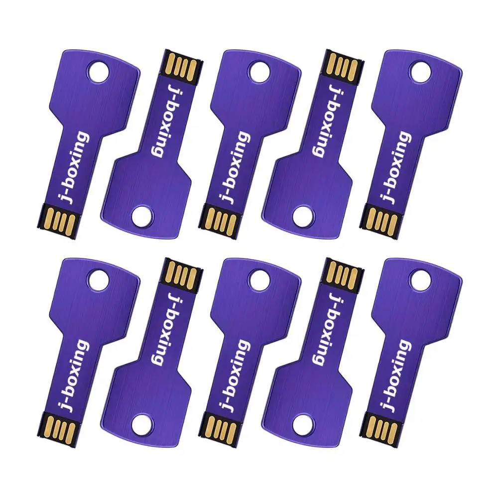 USB флеш накопители J boxing в форме ключа 10 флэш накопитель для ПК Mac 1 ГБ 2 4 8 16 32 ГБ|USB