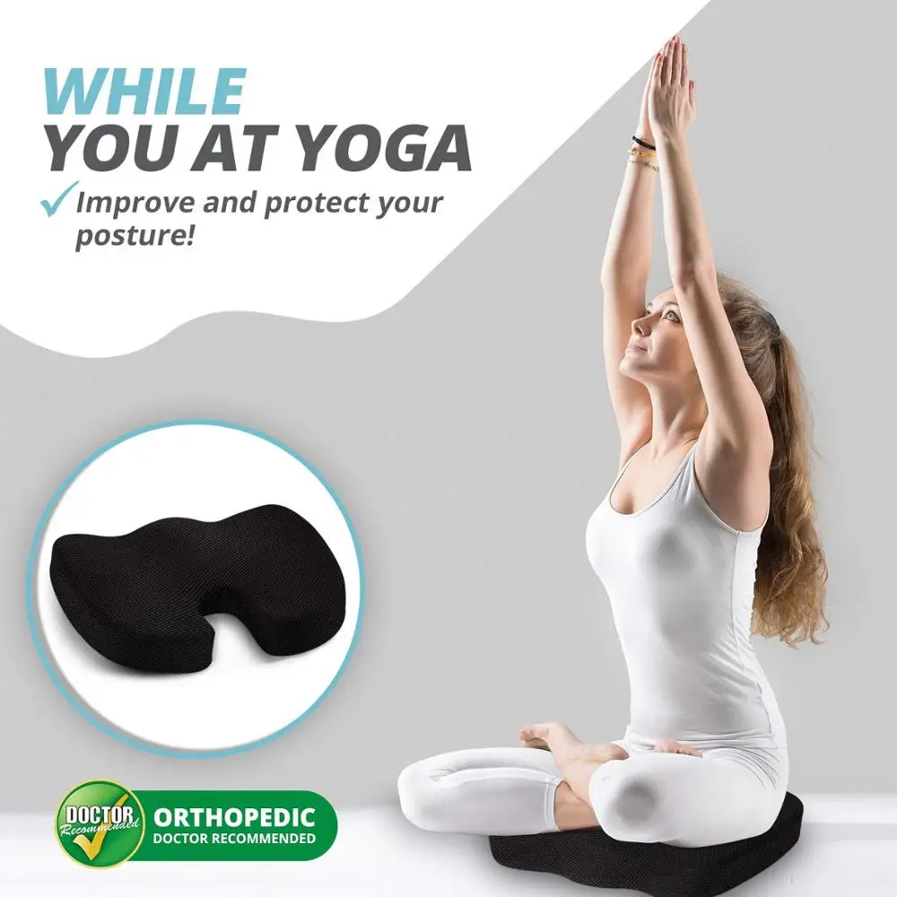 Подушка на сиденье автомобильное прикладом подушкой бедрах для офисного кресла