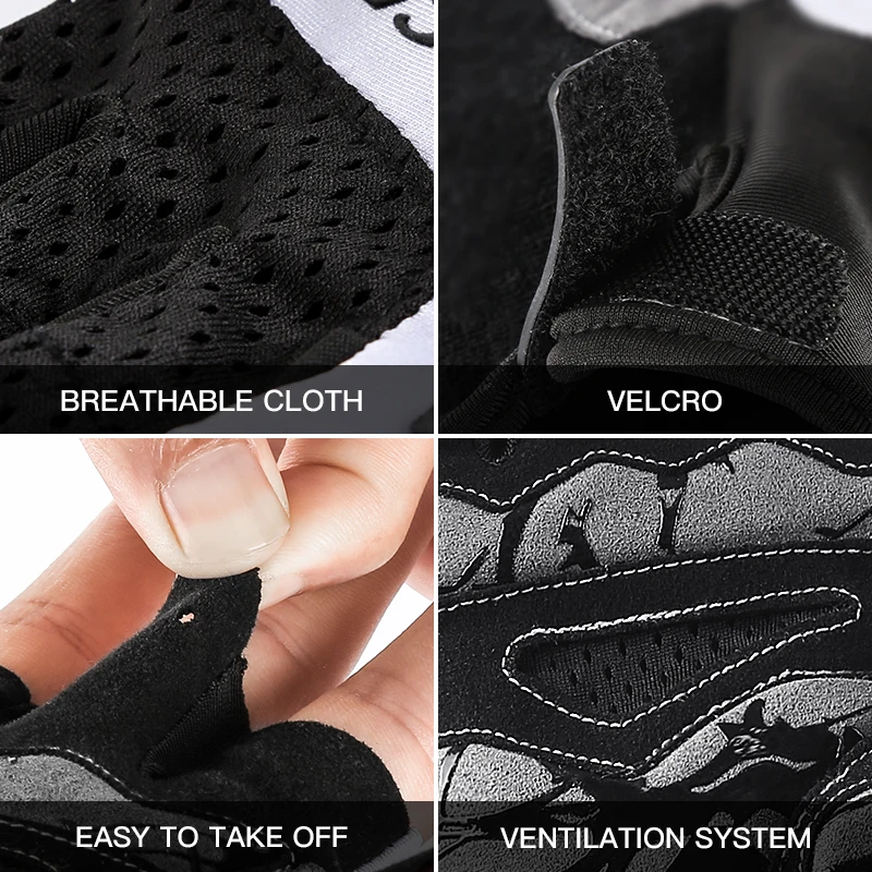 Велосипедные перчатки Kyncilor дышащие ударопрочные митенки с короткими пальцами