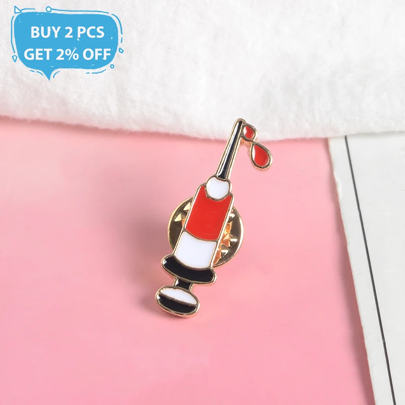 Брошь в виде шприца для инъекций брошь доктора медсестры инжектора медицинское