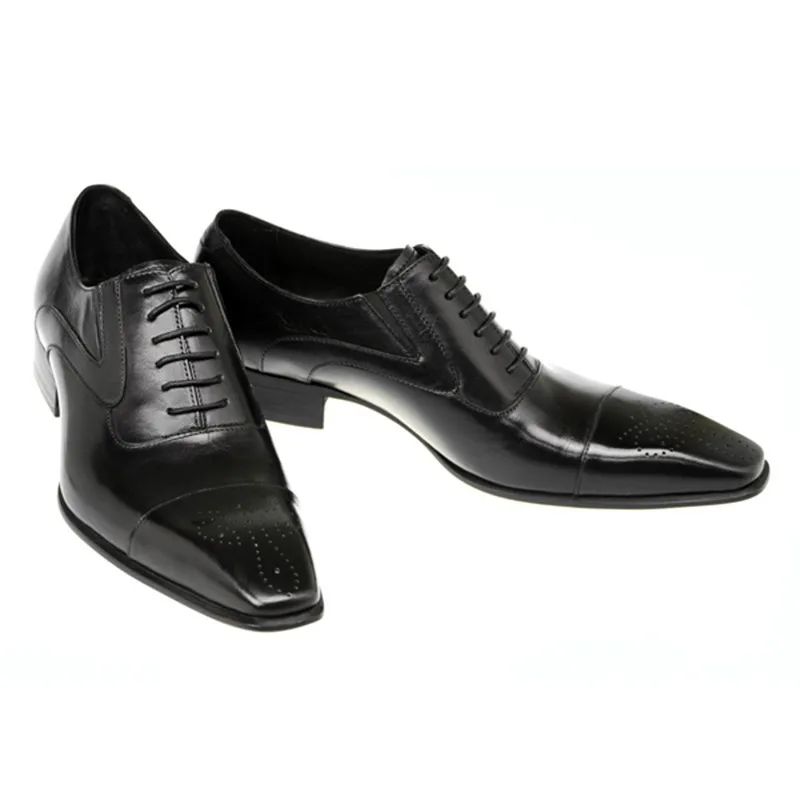 

2021 new men's business men's shoes fashion wedding dress shoes leather luxury office social men's party shoes wedding shoes