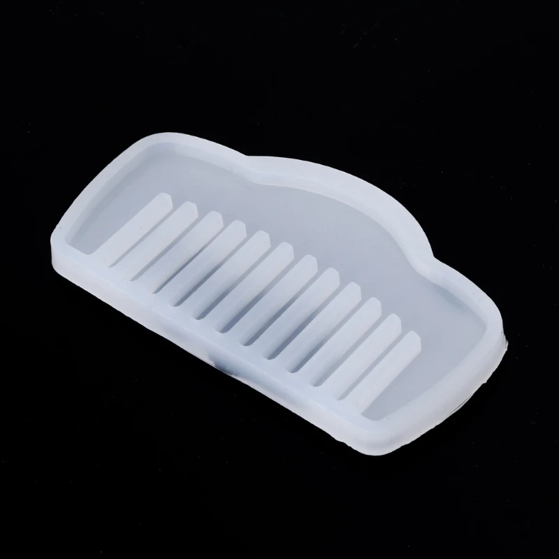 

Y1UE 3D Transparent Silicone Comb Mold Epoxy Resin Molds For DIY Jewelry Making Tools