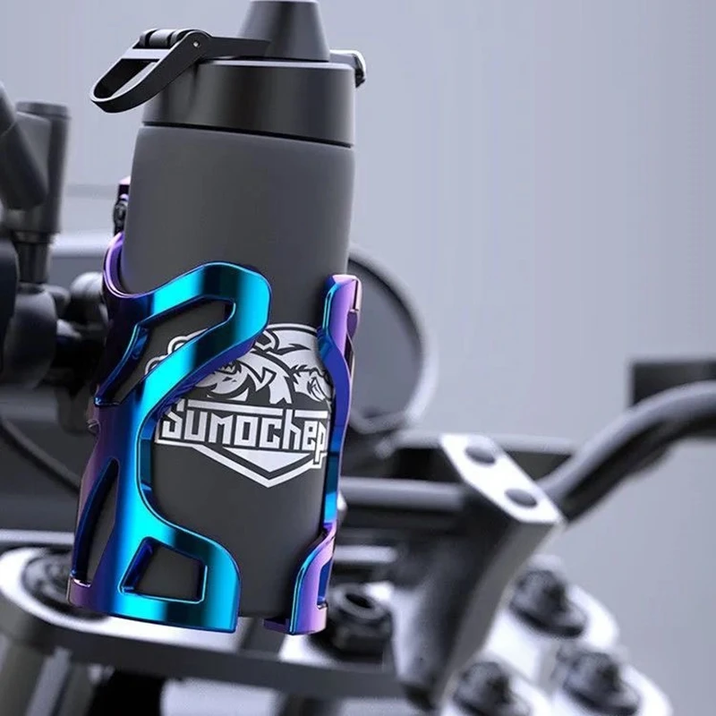 

Motorcycle Bottle Holder Plastic Portable Riding Water Cup Holder Adjustable Bicycle Drink Holder Outdoor Motorcycle accessories