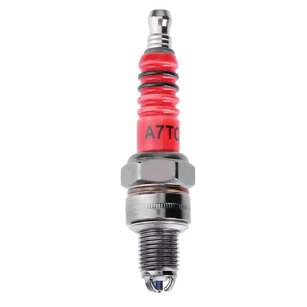 

High Performance 3-Electrode ignition Motorcycle Spark Plug A7TC for GY6 50cc-150cc ATV Scooter Offroad Motorcycle