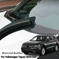 diy car seal strip windshied spoiler filler protect edge weatherstrip strip sticker accessories for volkswagen tiguan 2018 2021