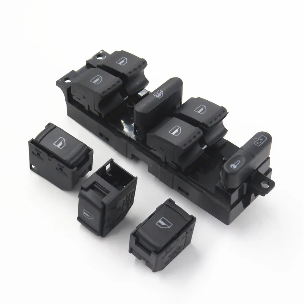 

4 Pcs 1J4959857D 3B0959855B Window Control Switch Buttons for VW Bora Golf MK4 Passat B5 Jetta 1J4 959 857 D 3B0 959 855 B