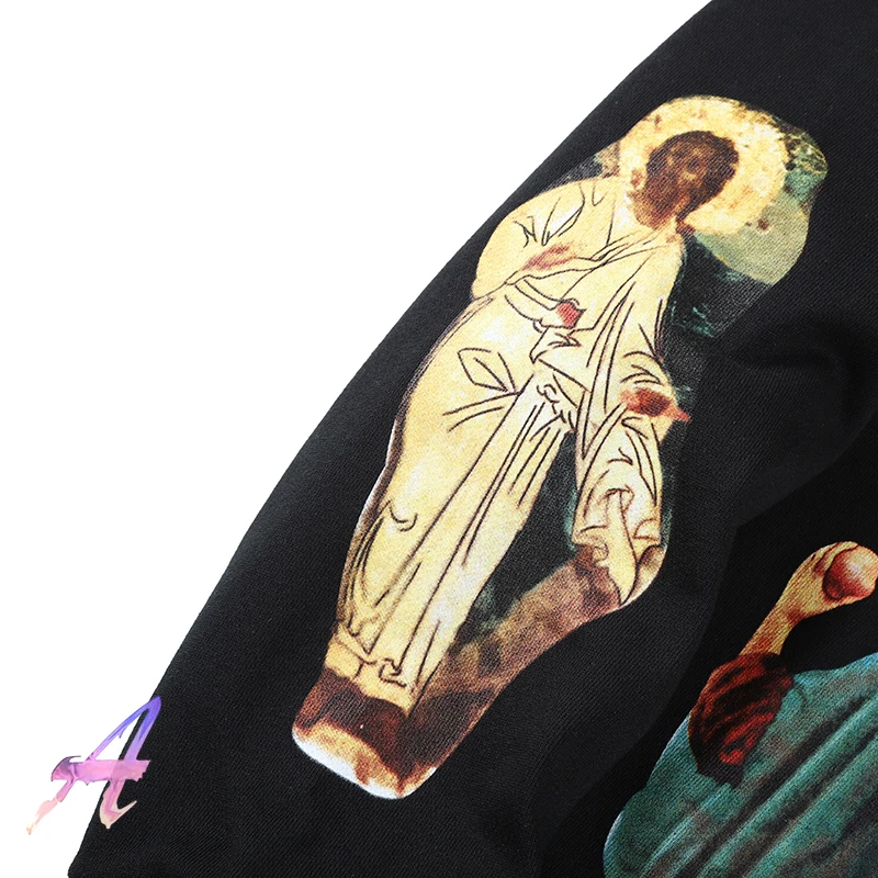 Свитшоты Kanye West для мужчин и женщин высококачественный пуловер оверсайз с