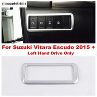 car head lights lamps switch control button panel cover trim panel for suzuki vitara escudo 2015 2020 matte refit accessories