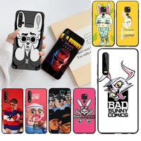 huagetop bad bunny artist soft phone cover for huawei p40 p30 p20 lite pro mate 30 20 pro p smart 2019 prime