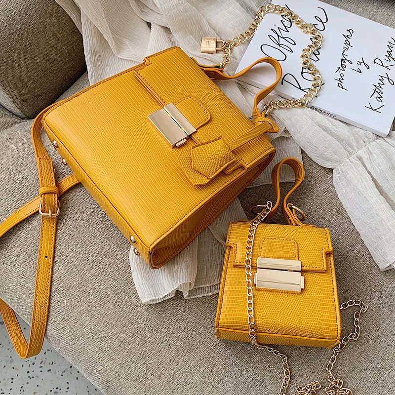 Элегантная женская сумка с узором крокодиловая кожа 2019 новая качественная