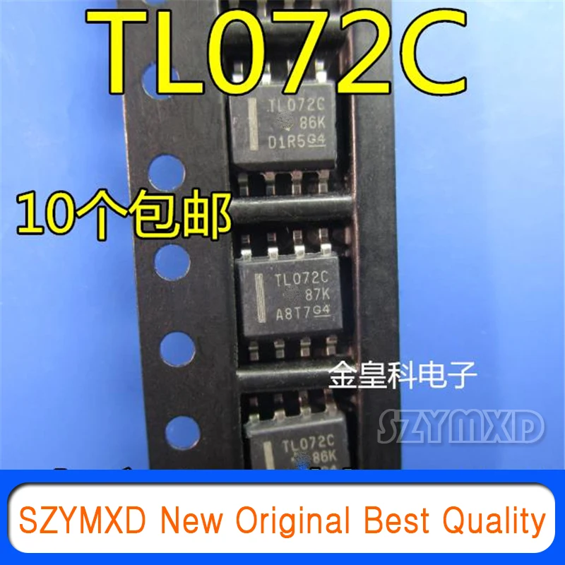 

10Pcs/Lot New Original Imported TL072I TL072IDR TL072C TL072CDR SOP8 operational amplifier In Stock