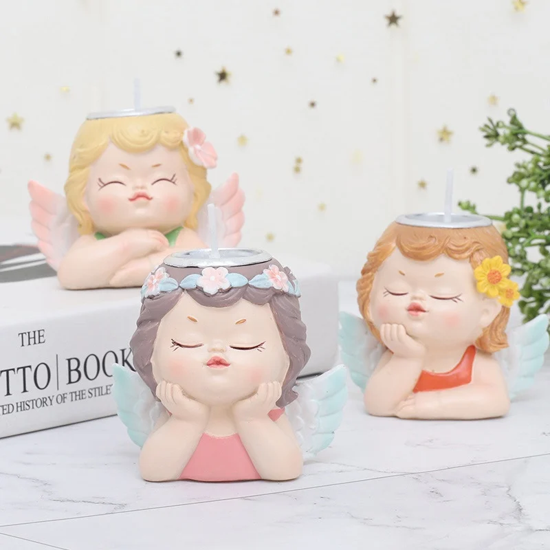 Новый Ангел хранитель подсвечник милый подарок женский семейный для дома