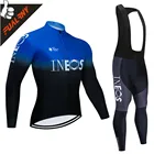 Осенний комплект из трикотажа с длинным рукавом для велоспорта INEOS 2021, комбинезон, велосипедная одежда, велосипедная форма для горного велосипеда, мужская одежда