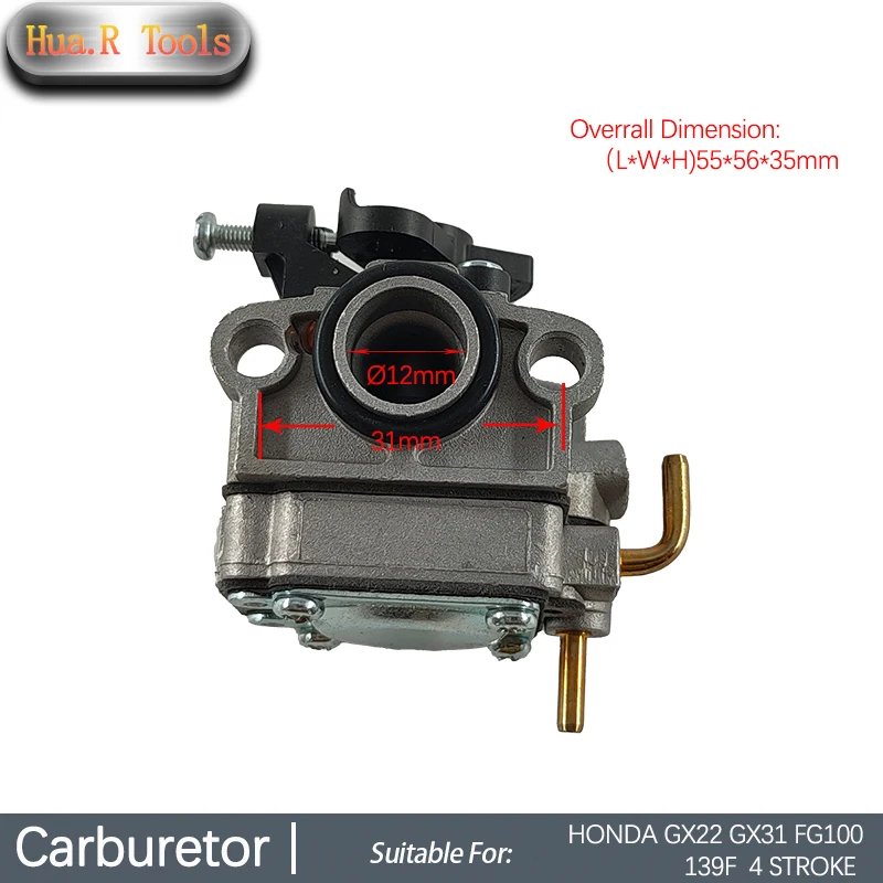 

2 Stroke Gasoline Chainsaw Lawn Mower Carburetor Replacement For HONDA GX22 GX31 FG100 139F 4 STROKE Trimmer Water Pump