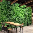 Настенные 3D-обои на заказ с изображением зеленых листьев растений, фоновая Роспись стен для ресторана, кафе, гостиной, Креативные обои