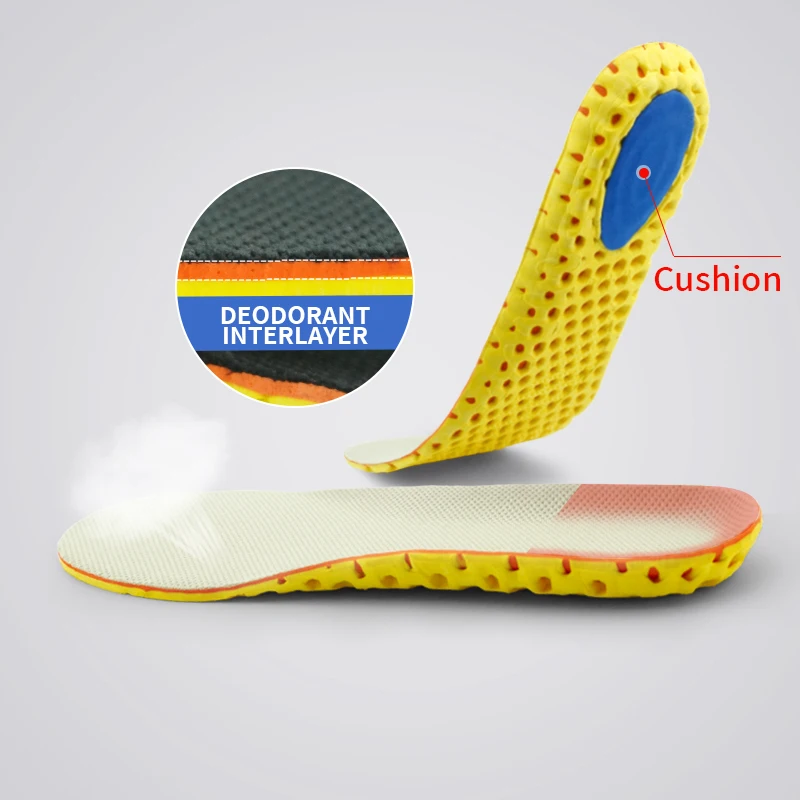 Стельки для кроссовок дышащие ортопедические облегчение боли бега на открытом