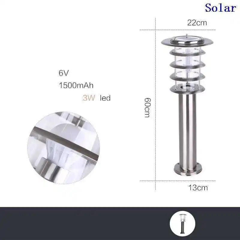 

Terraza Y Decoracion Luce Para Lamp Lighting Luz Lampe Exterieur Led Exterior Jardin Tuinverlichting Outdoor Solar Garden Light