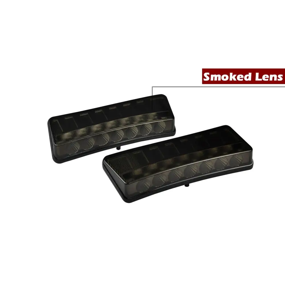 Дневные ходовые светильник светодиодсветодиодный 2 шт. дымчатые линзы или