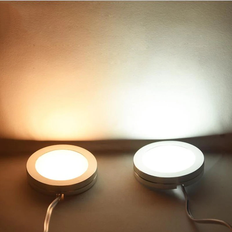 2w led cabinet light with 12v power adapter wireless remote control under kitchen cabinet lamp decor home wardrobe showcase free global shipping