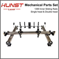 hunst mechanical parts set 1300900mm inner sliding rails kits spare parts for diy 1390 co2 laser engraving cutting machine