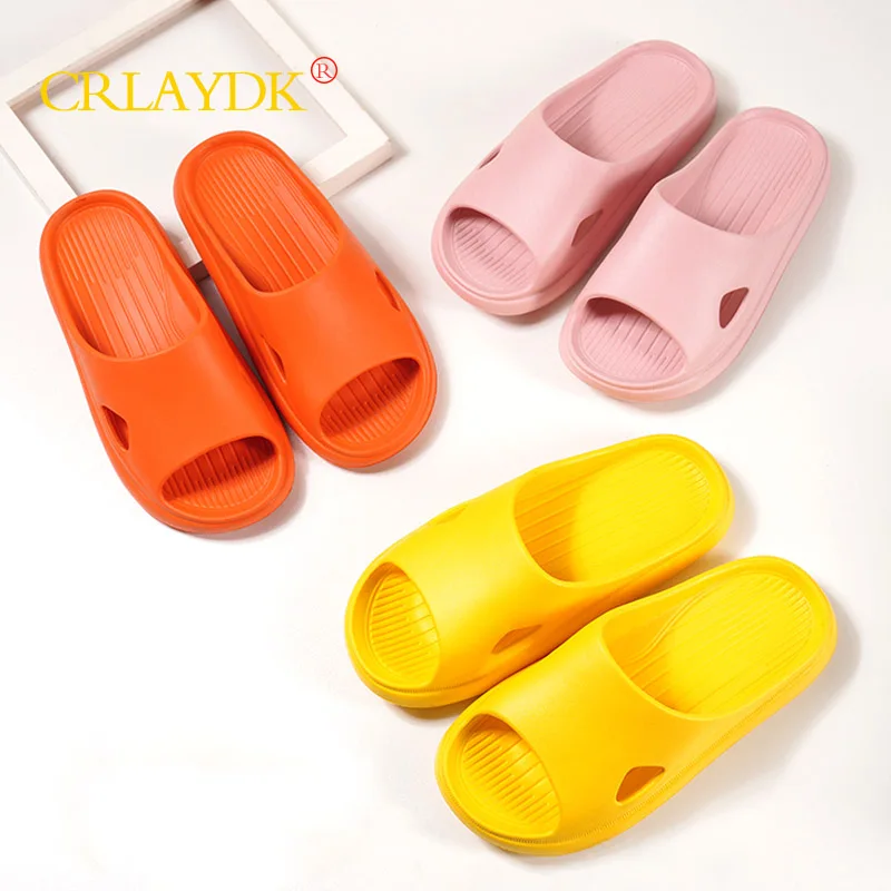 CRLAYDK Women Shower Sandals Quick Drying Bathroom Slippers Non-Slip Soft Sole Open Toe Indoor House Casual Lightweight Shoes